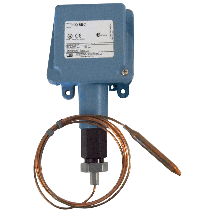 United Electric Temperature Switch, 100 Series Type E100